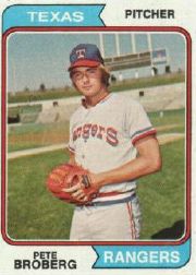 1974 Topps Baseball Cards      425     Pete Broberg